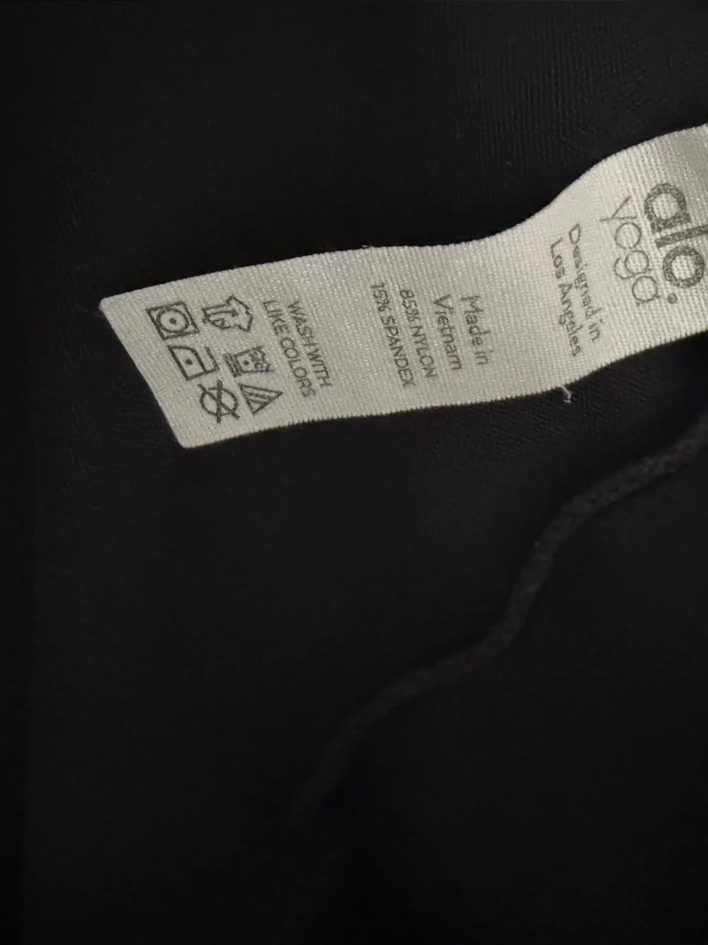 Alo Yoga Zip It Flare Legging Pant Black High Rise Sculpting